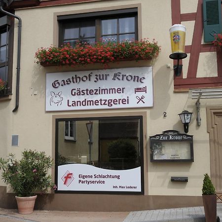 Gasthof Zur Krone Mitteleschenbach Εξωτερικό φωτογραφία